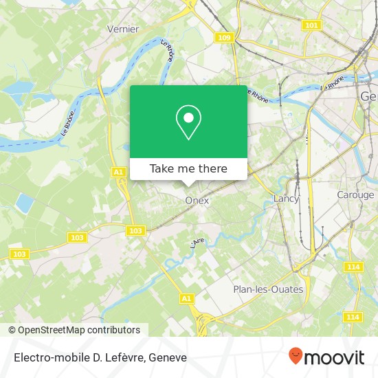 Electro-mobile D. Lefèvre map