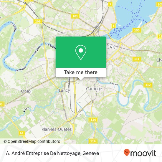 A. André Entreprise De Nettoyage map