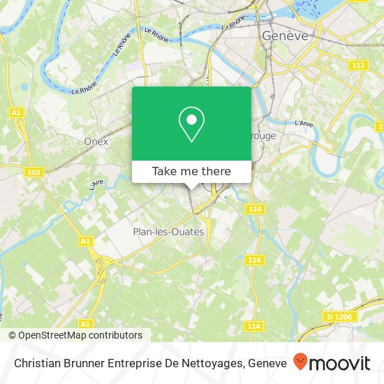 Christian Brunner Entreprise De Nettoyages map
