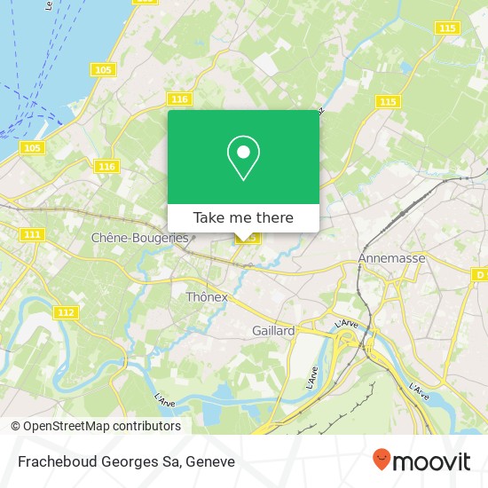 Fracheboud Georges Sa map