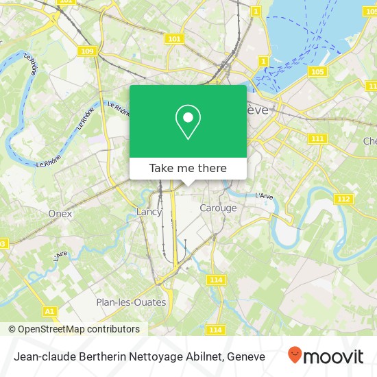Jean-claude Bertherin Nettoyage Abilnet map