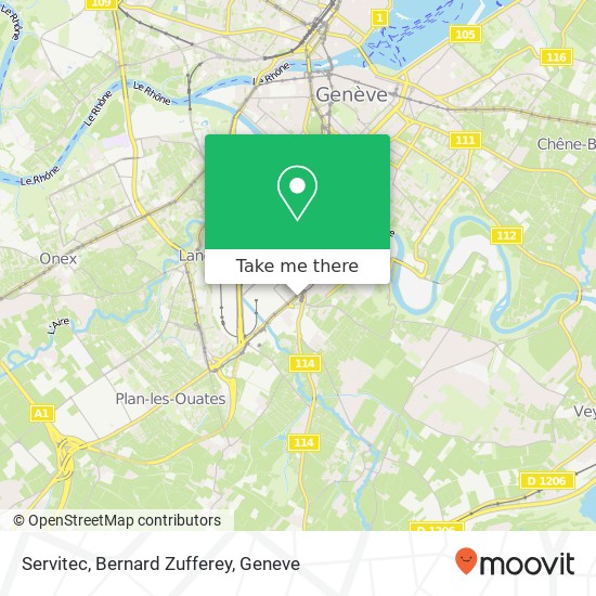 Servitec, Bernard Zufferey map