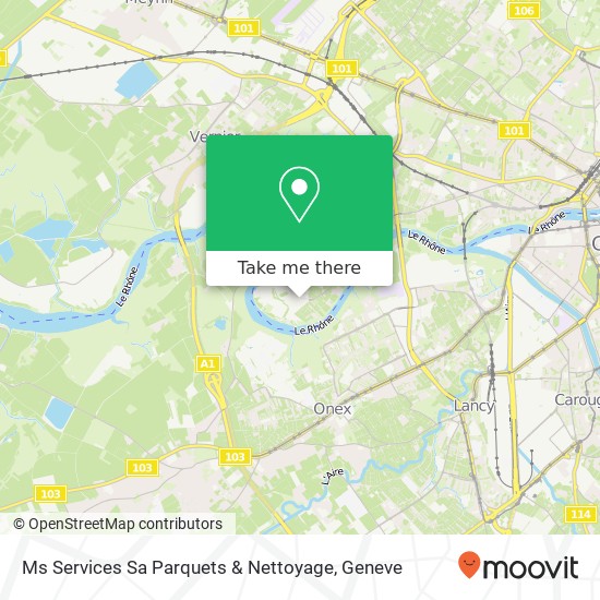 Ms Services Sa Parquets & Nettoyage map