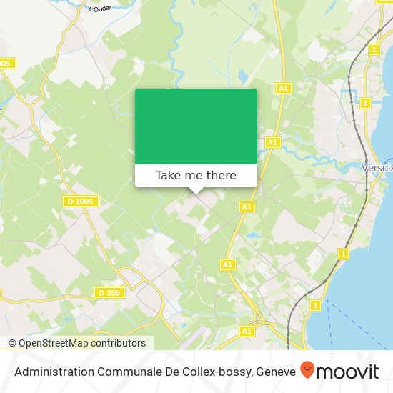 Administration Communale De Collex-bossy map