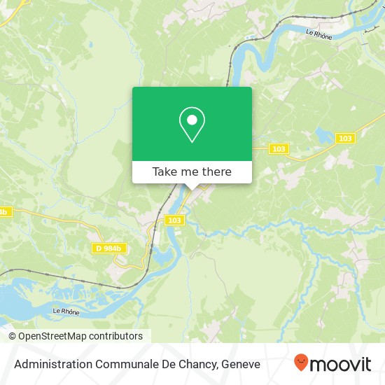 Administration Communale De Chancy map