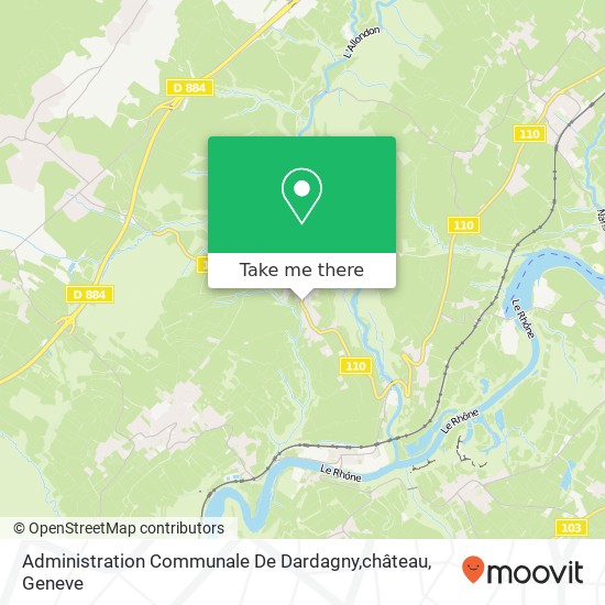 Administration Communale De Dardagny,château map
