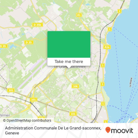 Administration Communale De Le Grand-saconnex Karte