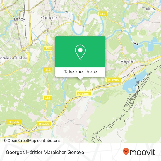 Georges Héritier Maraicher map