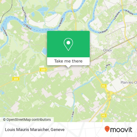 Louis Mauris Maraicher map