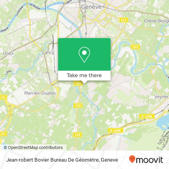 Jean-robert Bovier Bureau De Géomètre map