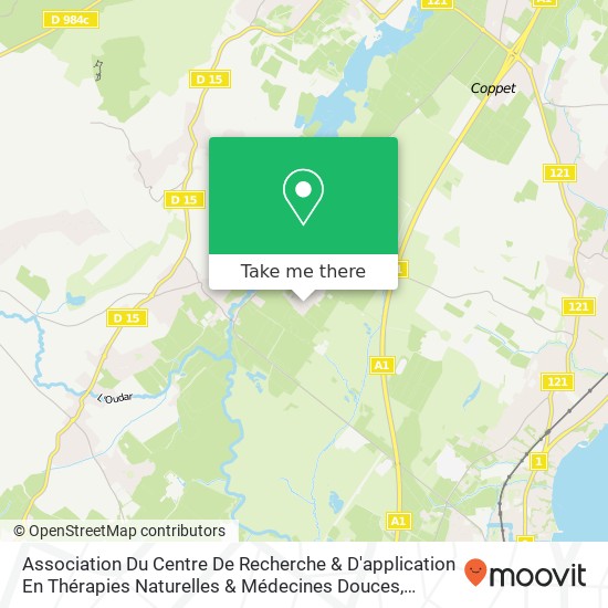 Association Du Centre De Recherche & D'application En Thérapies Naturelles & Médecines Douces map