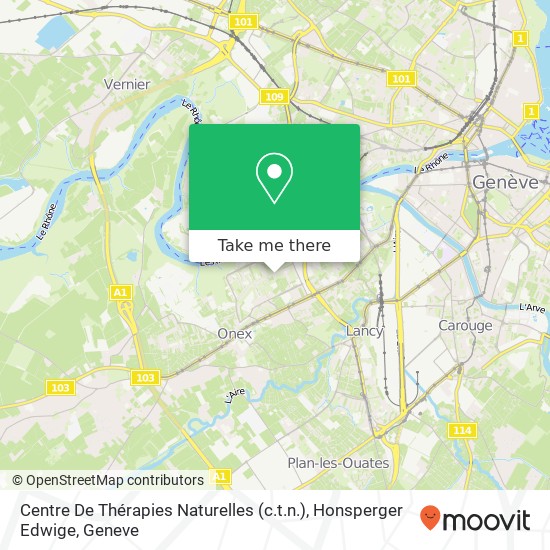 Centre De Thérapies Naturelles (c.t.n.), Honsperger Edwige map
