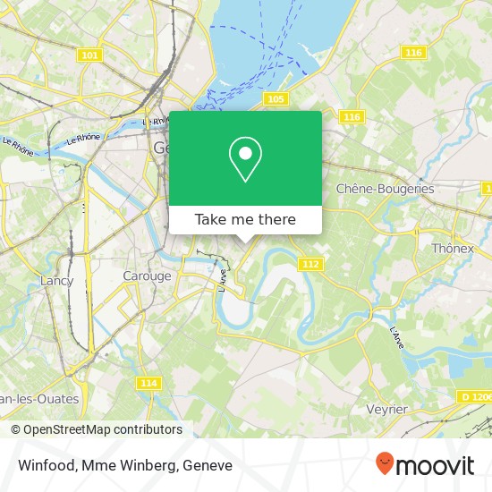 Winfood, Mme Winberg map