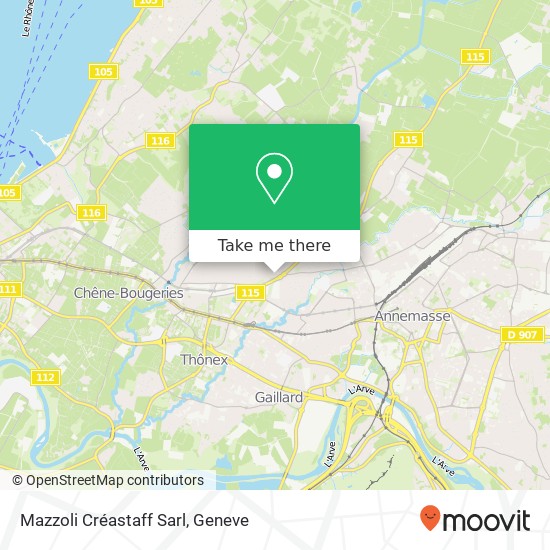 Mazzoli Créastaff Sarl map