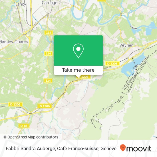 Fabbri Sandra Auberge, Café Franco-suisse map