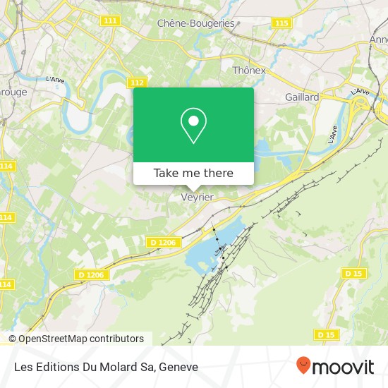 Les Editions Du Molard Sa map