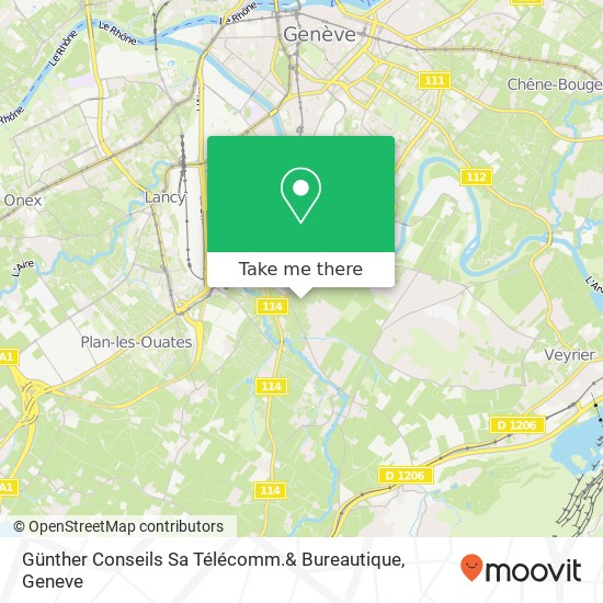 Günther Conseils Sa Télécomm.& Bureautique Karte