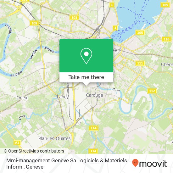 Mmi-management Genève Sa Logiciels & Matériels Inform. map