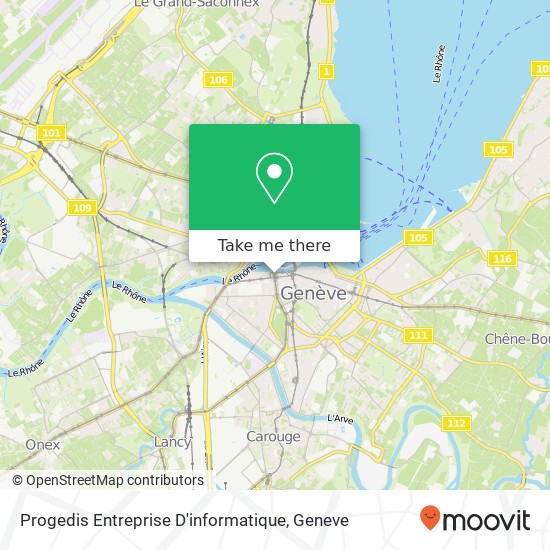 Progedis Entreprise D'informatique map