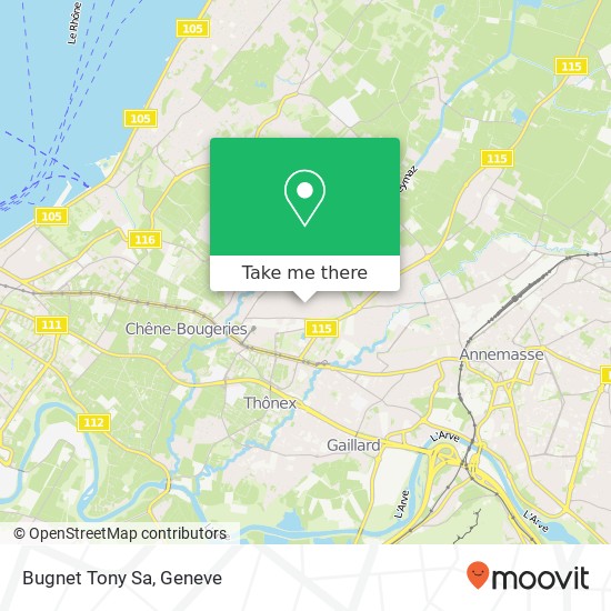Bugnet Tony Sa map