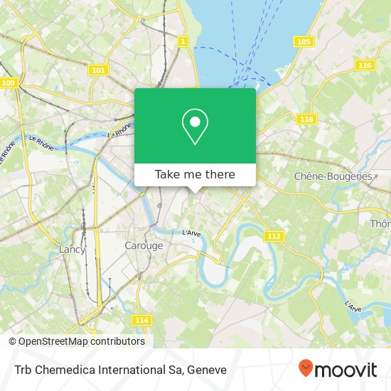 Trb Chemedica International Sa map