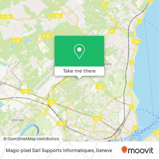 Magic-pixel Sàrl Supports Informatiques Karte