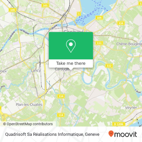 Quadrisoft Sa Réalisations Informatique map