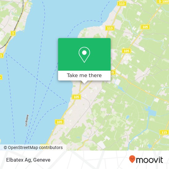Elbatex Ag map