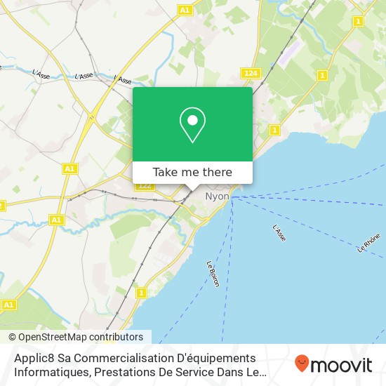 Applic8 Sa Commercialisation D'équipements Informatiques, Prestations De Service Dans Le Domaine In Karte