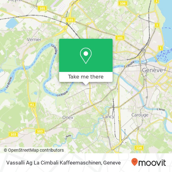 Vassalli Ag La Cimbali Kaffeemaschinen map