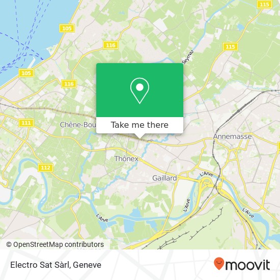 Electro Sat Sàrl map