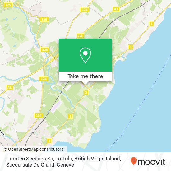 Comtec Services Sa, Tortola, British Virgin Island, Succursale De Gland map