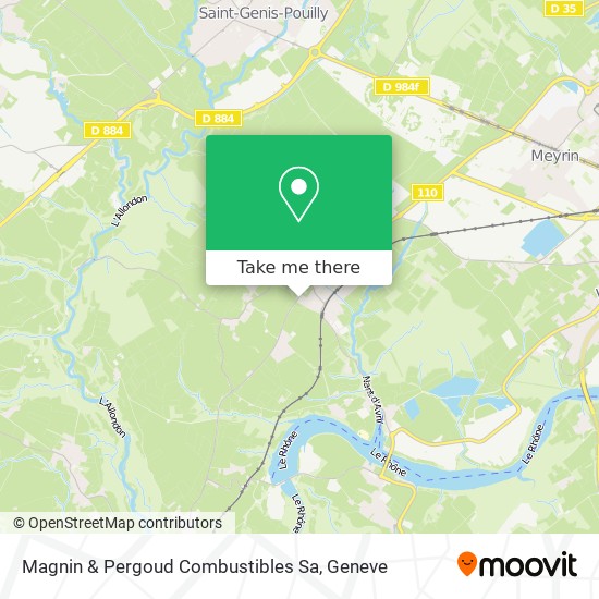 Magnin & Pergoud Combustibles Sa map