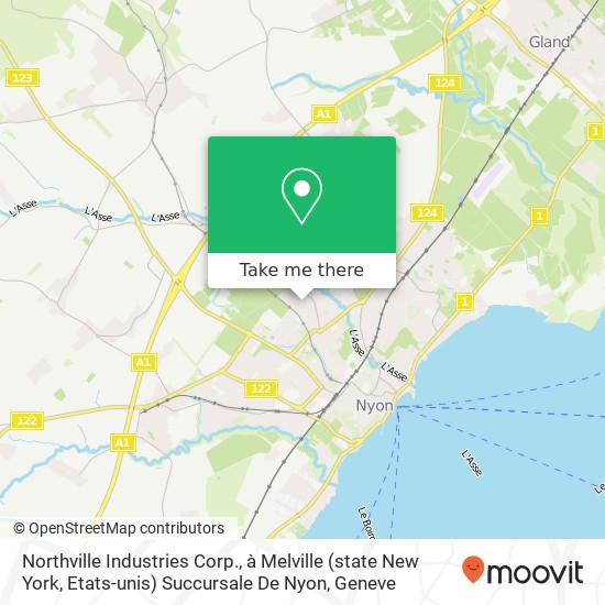 Northville Industries Corp., à Melville (state New York, Etats-unis) Succursale De Nyon map