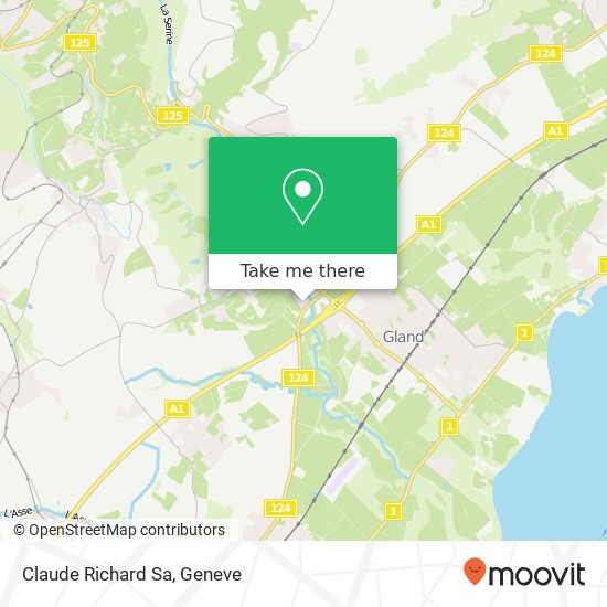 Claude Richard Sa map