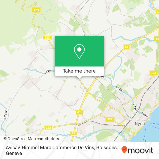 Avicav, Himmel Marc Commerce De Vins, Boissons map