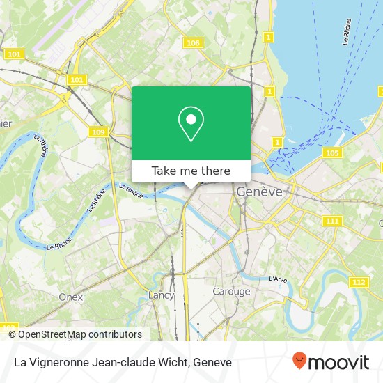 La Vigneronne Jean-claude Wicht map