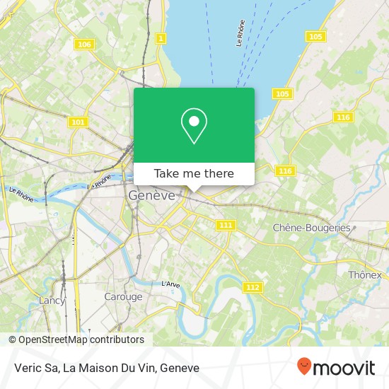 Veric Sa, La Maison Du Vin map