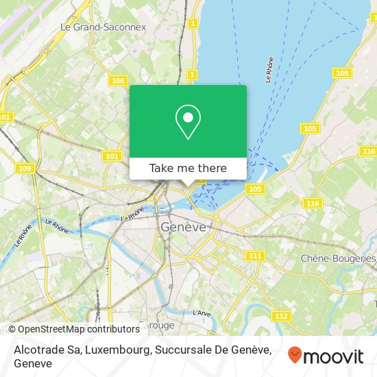 Alcotrade Sa, Luxembourg, Succursale De Genève map