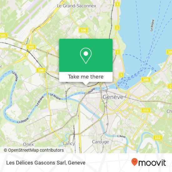 Les Délices Gascons Sarl map