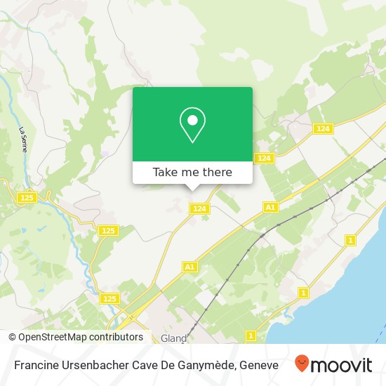 Francine Ursenbacher Cave De Ganymède map