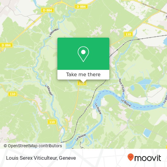 Louis Serex Viticulteur map