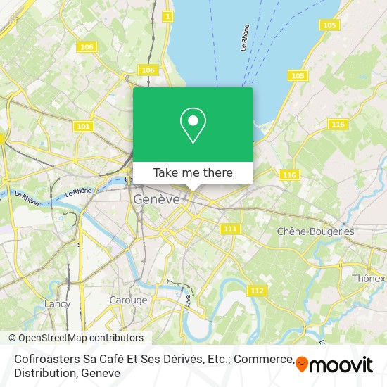 Cofiroasters Sa Café Et Ses Dérivés, Etc.; Commerce, Distribution Karte