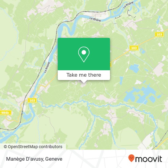 Manège D'avusy map