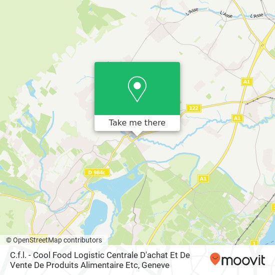 C.f.l. - Cool Food Logistic Centrale D'achat Et De Vente De Produits Alimentaire Etc Karte