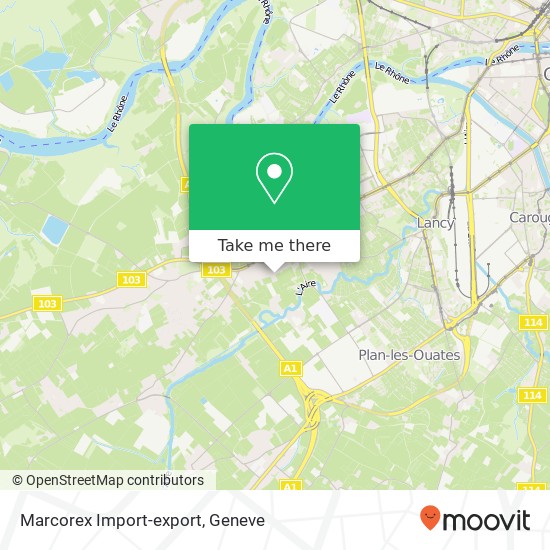 Marcorex Import-export Karte