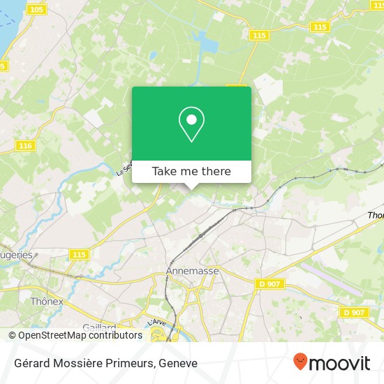 Gérard Mossière Primeurs map