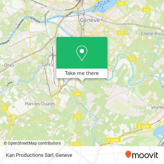 Kan Productions Sàrl map