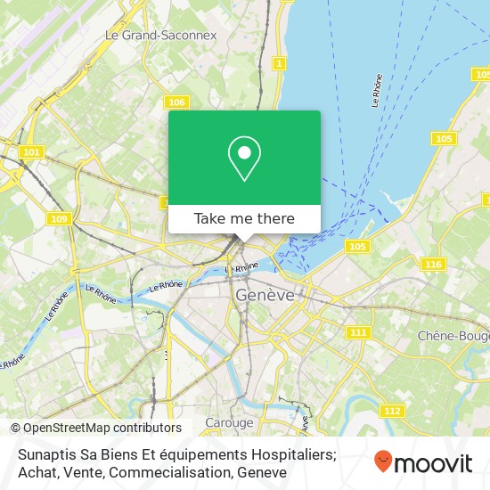 Sunaptis Sa Biens Et équipements Hospitaliers; Achat, Vente, Commecialisation map
