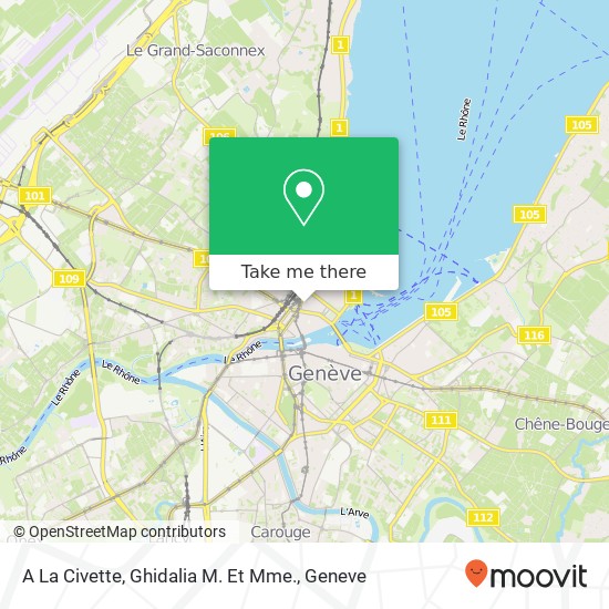 A La Civette, Ghidalia M. Et Mme. map